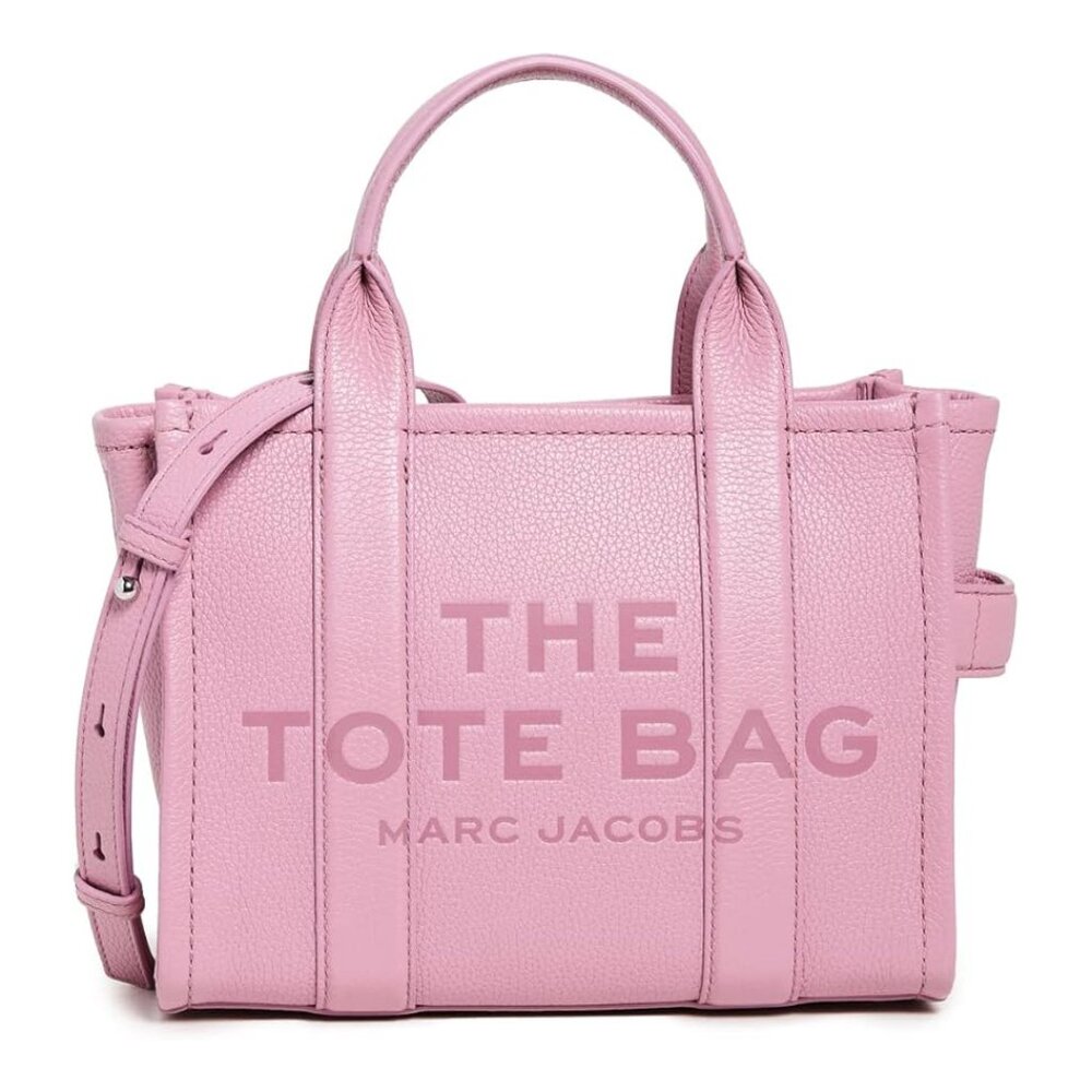 MARC JACOBS The Leather Small Tote – Lilas